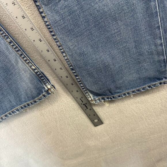 Diesel jeans mens 33 Fits 35x32 Blue Straight Whisker Viker Vintage y2k Whisker - Picture 5 of 15